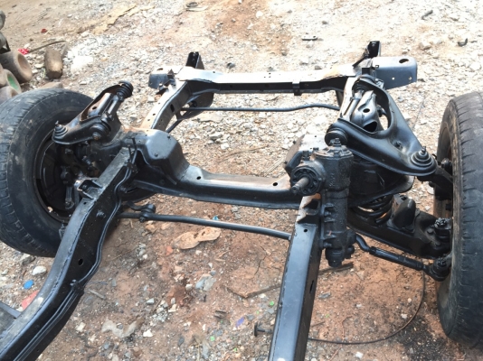 ขายแชซซีพร้อมช่วงล่าง และทะเบียน Mitsubishi Strada ปี2545