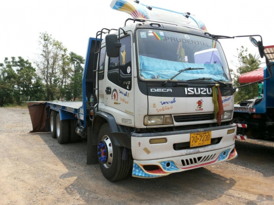 รถบรรทุก 10 ล้อใหญ่ 1 เพลา ISUZU รุ่น FVZ ปี45 เครื่อง 195 ราคา 850,000 บ. รถอยู่สระบุรี