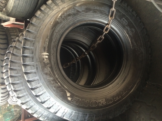 ถูกจริง!!!!!ขายยางรถบรรทุกใหม่ DEESTONE มีทั้ง 1000, 1100, 11R22.5 ยางใน  รองคอ