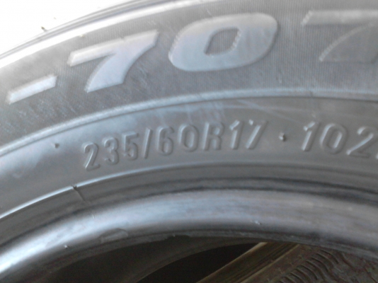 235/60R17 MAXXIS MA-707 ชุด 4 เส้น ปี 2012  TEL.081-427-3941
