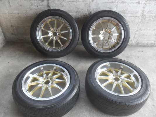 ล้อแม็ก 18นิ้ว 5รู114 พร้อมยาง สวยๆ 4 ล้อ ราคา 8900 บาท