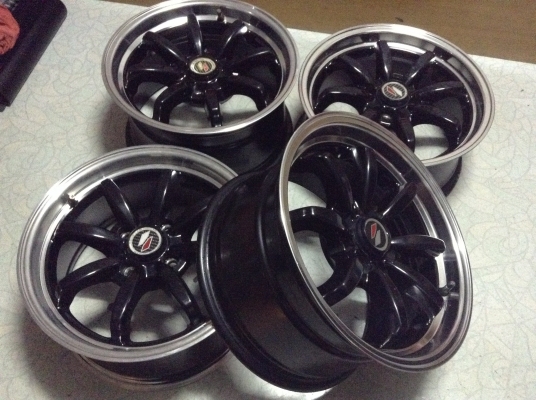 แม็ก Lenso ขอบ 15 นิ้ว 4 รู 100 หน้า 7 หลัง 8 นิ้ว