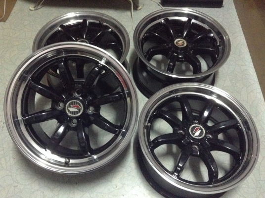 แม็ก Lenso ขอบ 15 นิ้ว 4 รู 100 หน้า 7 หลัง 8 นิ้ว