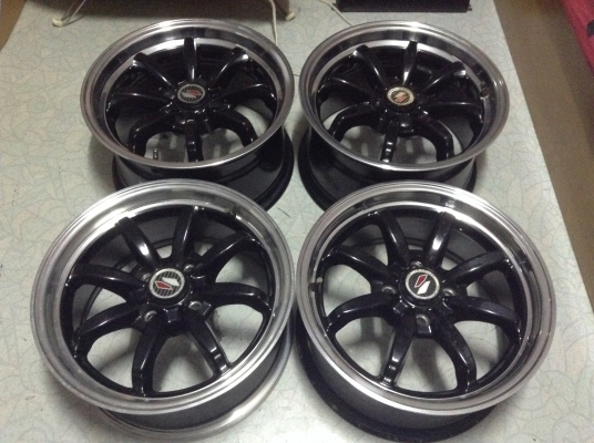 แม็ก Lenso ขอบ 15 นิ้ว 4 รู 100 หน้า 7 หลัง 8 นิ้ว