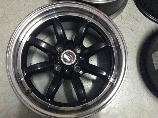 แม็ก Lenso ขอบ 15 นิ้ว 4 รู 100 หน้า 7 หลัง 8 นิ้ว