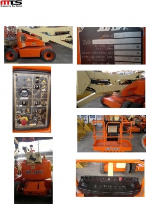 ขายรถกระเช้า JLG บูมศอก E450AJ สูง 13.72 เมตร  มือสอง ปรับสภาพแล้ว พร้อมใช้งาน ราคาถูกสุดๆ