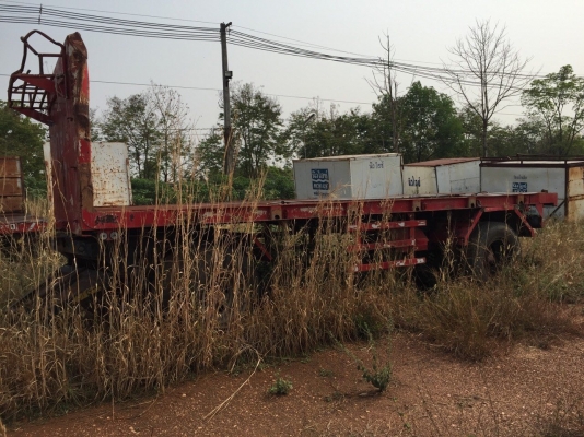 ขายเหมาหางพ่วงพื้นเรียบ ตู้น้ำแข็ง ตู้ตำรวจ