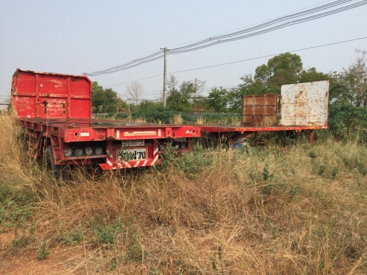 ขายเหมาหางพ่วงพื้นเรียบ ตู้น้ำแข็ง ตู้ตำรวจ