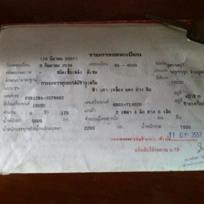 **735,000 บ.ต่อรอง///6ล้อดั้มเกษตรROCKY-175**ขายISUZU ROCKY-175 6ล้อดั้มเนียมเกษตรสวยๆ ROCKY FSR12HA 6BG1-175HP ปี39 เครื่อง175แรง แห้งๆ แน่นๆ ไม่มีเยิ้ม แรงดี ประหยัด อึด เกียร์ร็อคใหญ่6เกียร์เดิมหน้า7เกียร์ถอย พร้อมลุย ไม่มีหอน เข้าง่าย ช่วงล่างFหน้า-หล