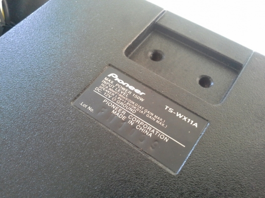 Sub Box Pioneer วางใต้เบาะ มือ2ญี่ปุ่น