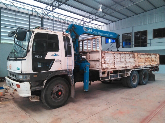 ขายถูกๆๆๆๆๆตามสภาพ  10 ล้อ ติดเครน 5 ตัน TANANO เครื่อง JO8C 220แรงกระบะคาร์โก้แผงข้าง 80 ซม ใช้งานปกติ ขายตามสภาพ