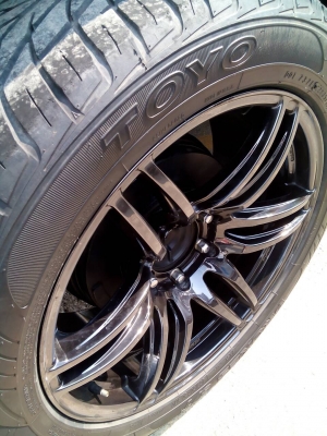 ขายล้อขอบ 20 กว้าง9 et 20. 6รู139พร้อมยางToyo 265-50-20สวยๆครับ