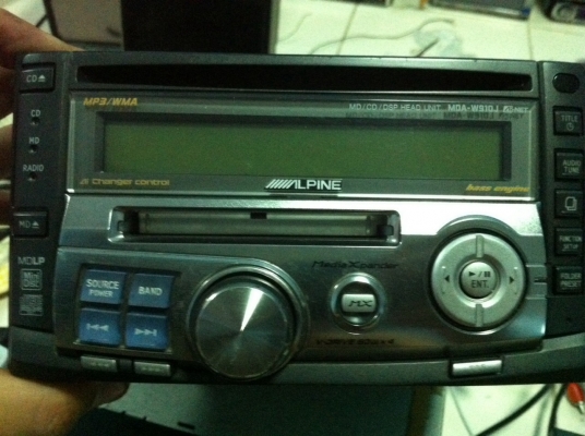 Alpine MDA-W910J MP3 CD MD 1ปรีเอ้า คุมกล่องCD มือ2 ญี่ปุ่น