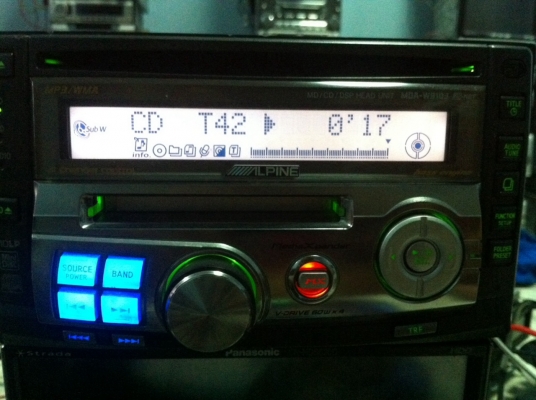 Alpine MDA-W910J MP3 CD MD 1ปรีเอ้า คุมกล่องCD มือ2 ญี่ปุ่น