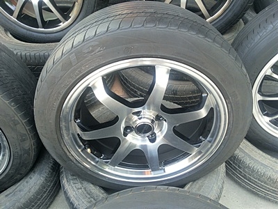 ขายล้อTE38 ขอบ16 4รู100 หน้า7 พร้อมยาง 4 ล้อ