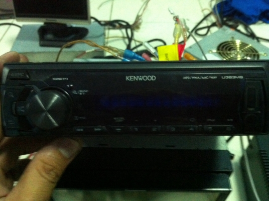 KENWOOD U383MS USB Ipod AUX 1ปรีเอ้า ตัวสั้นกว่า สภาพสวย มือ2 ญี่ปุ่น