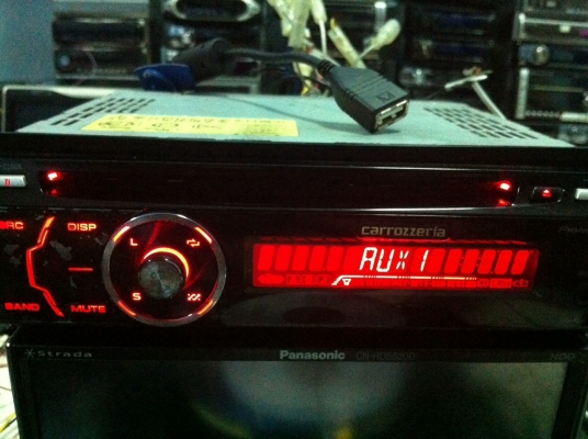 Pioneer DEH-P530 USB Ipod MP3 CD AUX คุมกล่องCD 1ปรีเอ้า ไฟ7สี มือ2 ญี่ปุ่น
