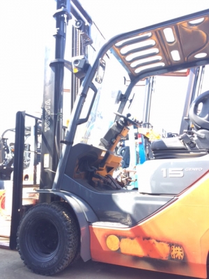 ขายฟอร์คลิฟต์ TOYOTA 02-8FG15  ,เกียร์ออโต,ล้อหน้าคู่, เสาสูง 4.5 M, ฮิ้งฟอร์ค ( SPECS JAPAN )   นำเข้าจากญี่ปุ่น  ไม่เคยใช้งานในเมืองไทย