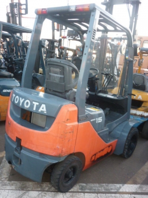 ขายฟอร์คลิฟต์ TOYOTA 02-8FG15  ,เกียร์ออโต,ล้อหน้าคู่, เสาสูง 4.5 M, ฮิ้งฟอร์ค ( SPECS JAPAN )   นำเข้าจากญี่ปุ่น  ไม่เคยใช้งานในเมืองไทย