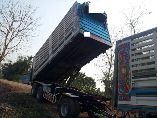 รถสิบล้อ Isuzu DECA 320 คอกเกษตรดั้มเหล็ก อู่ CT TRUCK แม่ลูก ปี50 รถสวยพร้อมใช้งาน ราคาต่อรองได้