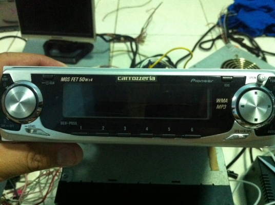 Pioneer DEH-P055 MP3 CD คุมกล่องCD 1ปรีเอ้า ซิ้งดำ สภาพสวย มือ2 ญี่ปุ่น