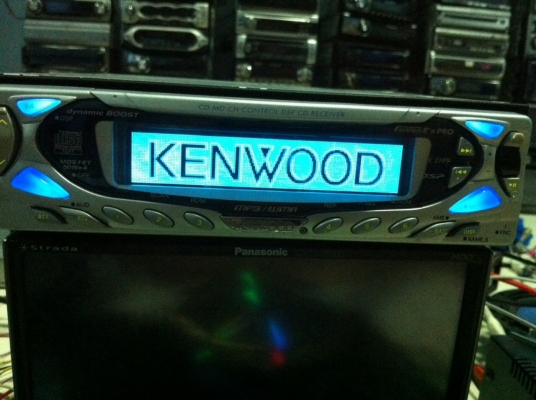 KENWOOD F-CD99 24Bit MP3 CD AUX กราฟฟิก 2ปรีเอ้า คุมกล่องCD มือ2 ญี่ปุ่น