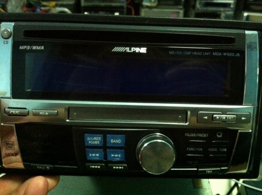 Alpine MDA-W920JS MP3 CD 1ปรีเอ้า คุมกล่องCD สภาพสวย มือ2 ญี่ปุ่น