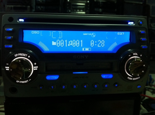SONY WX-S5510S 24Bit MP3 CD AUX ปรี้เอ้า2 คุมกล่องCD มือ2 ญี่ปุ่น