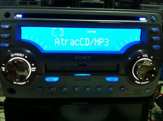 SONY WX-S5510S 24Bit MP3 CD AUX ปรี้เอ้า2 คุมกล่องCD มือ2 ญี่ปุ่น