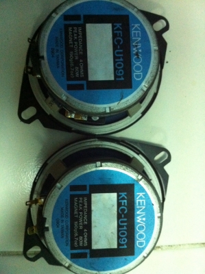 KENWOOD KFC-U1091 80W 2ทาง 4นิ้ว มือ2 ญี่ปุ่น KENWOOD KFC-U1091 80W 2ทาง 4นิ้ว มือ2 ญี่ปุ่น