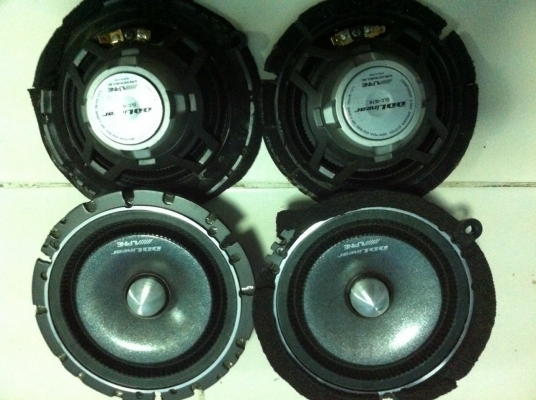 Alpine DDLinear DLC-167R 160W 6.5นิ้ว โคลงหล่อ แม่เหล็กนีโอ มือ2 ญี่ปุ่น