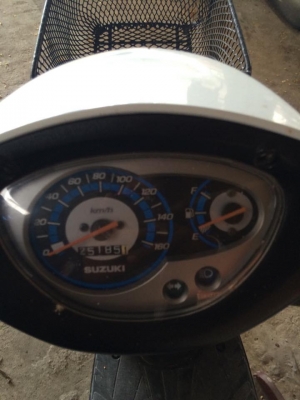 ขายรถ Suzuki step 125 ปี51 ทะเบียนแท้ สีขาว ราคา 9000