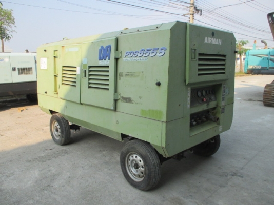 ขายเครื่องลม AIRMAN  PDS655SD-4B2 เครื่องลมมือสองสภาพดีจากญี่ปุ่น สนใจติดต่อ 098-246-3778 น๊อค Line id : nock604