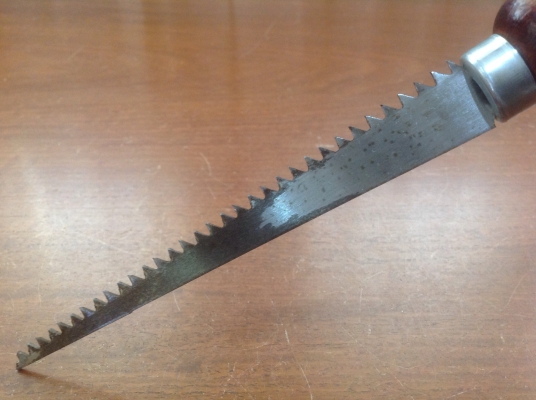 ขายเลื่อยรู VINTAGE STANLEY No.15-206 ด้ามไม้