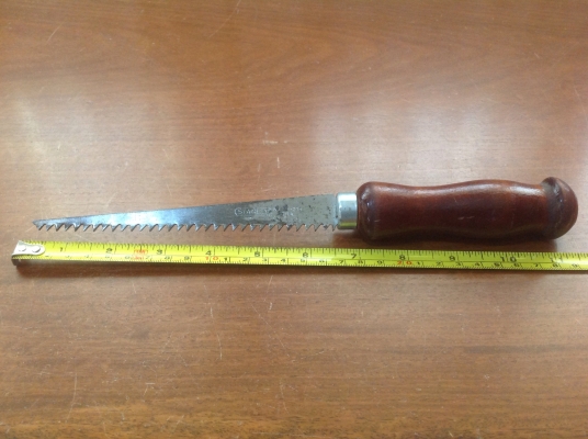 ขายเลื่อยรู VINTAGE STANLEY No.15-206 ด้ามไม้