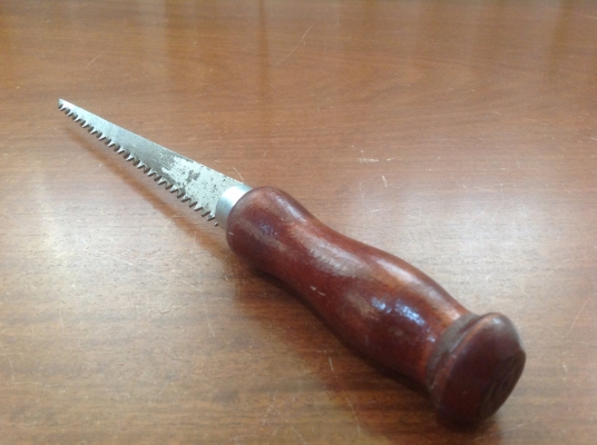 ขายเลื่อยรู VINTAGE STANLEY No.15-206 ด้ามไม้