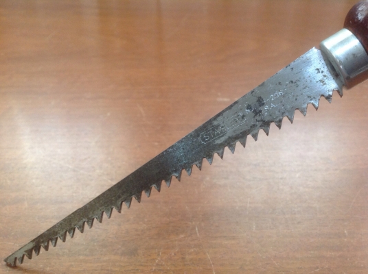 ขายเลื่อยรู VINTAGE STANLEY No.15-206 ด้ามไม้