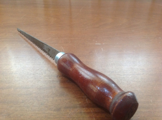 ขายเลื่อยรู VINTAGE STANLEY No.15-206 ด้ามไม้