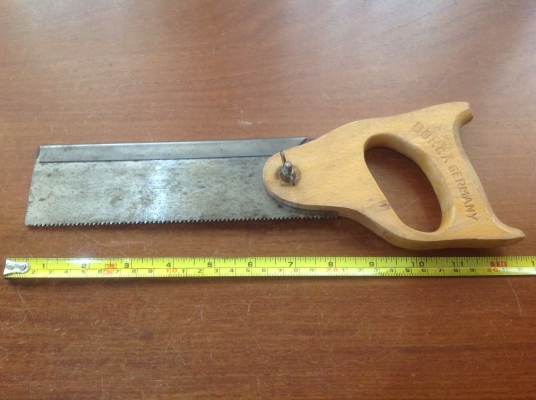 ขายเลื่อยมือ VINTAGE DUREX GERMANY ด้ามไม้