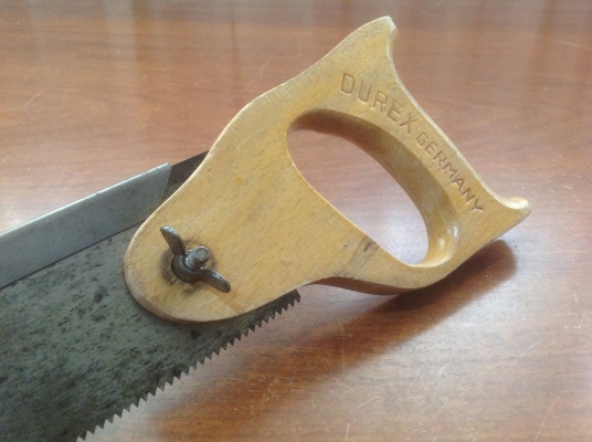 ขายเลื่อยมือ VINTAGE DUREX GERMANY ด้ามไม้