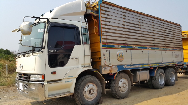 ขายรถพ่วง 24 ล้อ กระบะเนียมคอกเกษตรดั้ม อู่.ฮวด HINO PROFIA ปี.53 เครื่อง.K13C รถสวย ราคา1700000 ต่อรอง