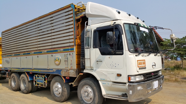 ขายรถพ่วง 24 ล้อ กระบะเนียมคอกเกษตรดั้ม อู่.ฮวด HINO PROFIA ปี.53 เครื่อง.K13C รถสวย ราคา1700000 ต่อรอง