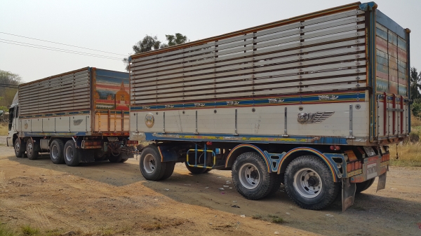 ขายรถพ่วง 24 ล้อ กระบะเนียมคอกเกษตรดั้ม อู่.ฮวด HINO PROFIA ปี.53 เครื่อง.K13C รถสวย ราคา1700000 ต่อรอง