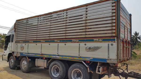 ขายรถพ่วง 24 ล้อ กระบะเนียมคอกเกษตรดั้ม อู่.ฮวด HINO PROFIA ปี.53 เครื่อง.K13C รถสวย ราคา1700000 ต่อรอง