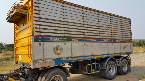 ขายรถพ่วง 24 ล้อ กระบะเนียมคอกเกษตรดั้ม อู่.ฮวด HINO PROFIA ปี.53 เครื่อง.K13C รถสวย ราคา1700000 ต่อรอง