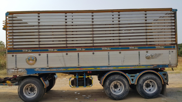 ขายรถพ่วง 24 ล้อ กระบะเนียมคอกเกษตรดั้ม อู่.ฮวด HINO PROFIA ปี.53 เครื่อง.K13C รถสวย ราคา1700000 ต่อรอง