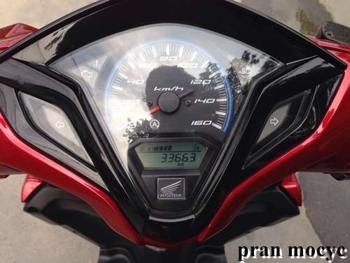 ขายclick125i idling stop ตัวท็อป ล้อเเม็กเเต่ง สีเเดงดำ ปี2557