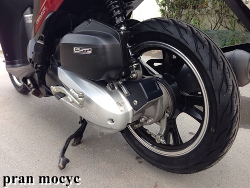 ขายclick125i idling stop ตัวท็อป ล้อเเม็กเเต่ง สีเเดงดำ ปี2557