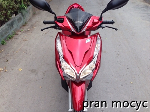 ขายclick125i idling stop ตัวท็อป ล้อเเม็กเเต่ง สีเเดงดำ ปี2557