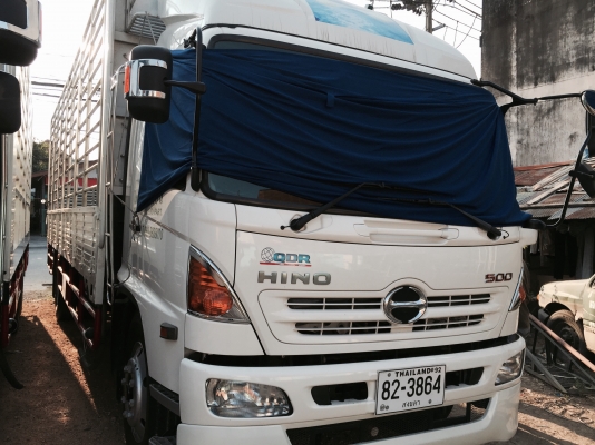 ขายดาวน์....6ล้อช่วงยาวกระบะรั้วยาว7.5ม Hino FG8J ปี57 รถใช้แค่25000กม รถสวยเดิมๆ